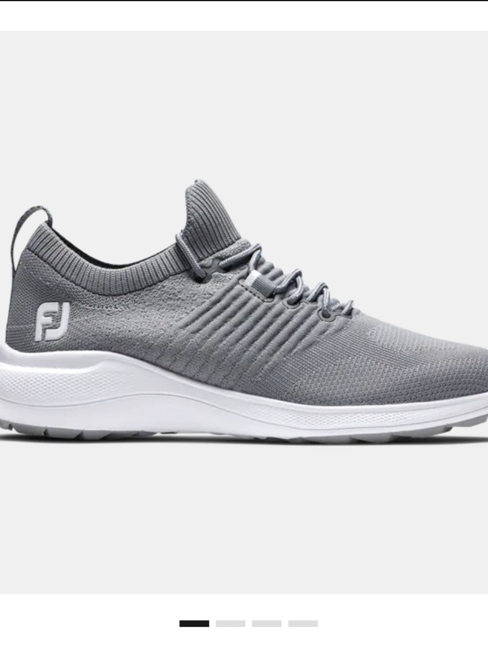 Footjoy Flex XP Gray Knit Slip-On Sneakers - Picture 3 of 15